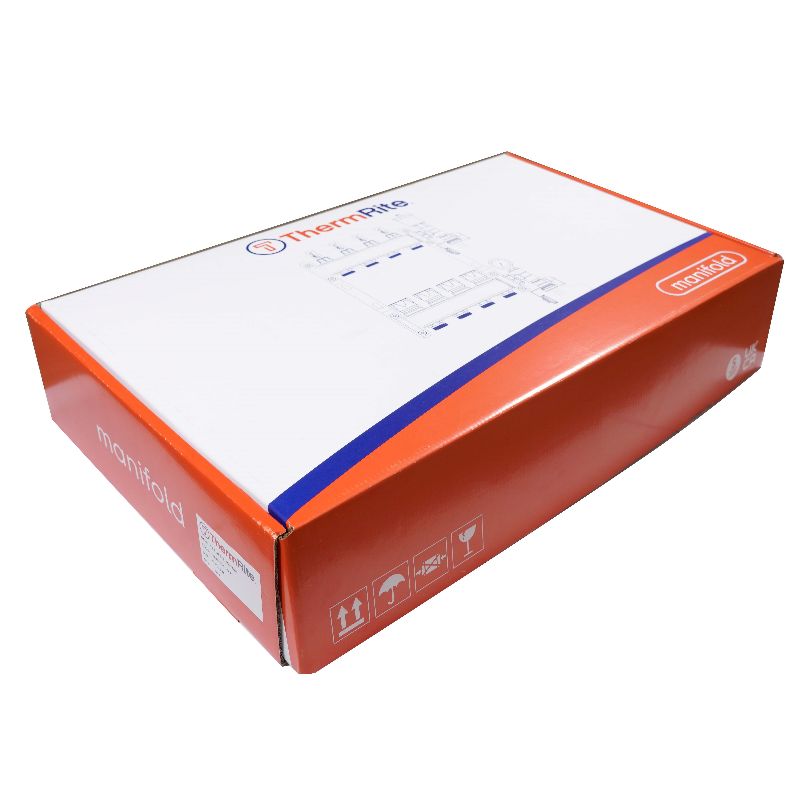 ThermRite™ Stainless Steel Dualmix UFH Manifold Assembly – Pre-Assembled with Flow Meters & Temp Gauges