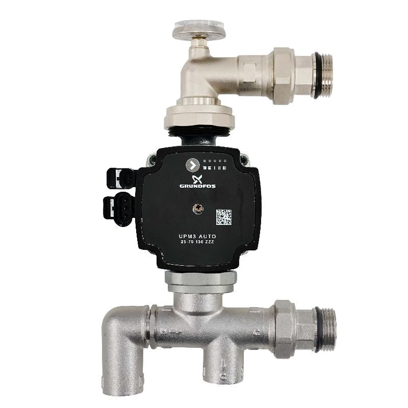 Complete Underfloor Heating Kit With Stainless Steel Manifold 2–8 Ports And Grundfos Pump