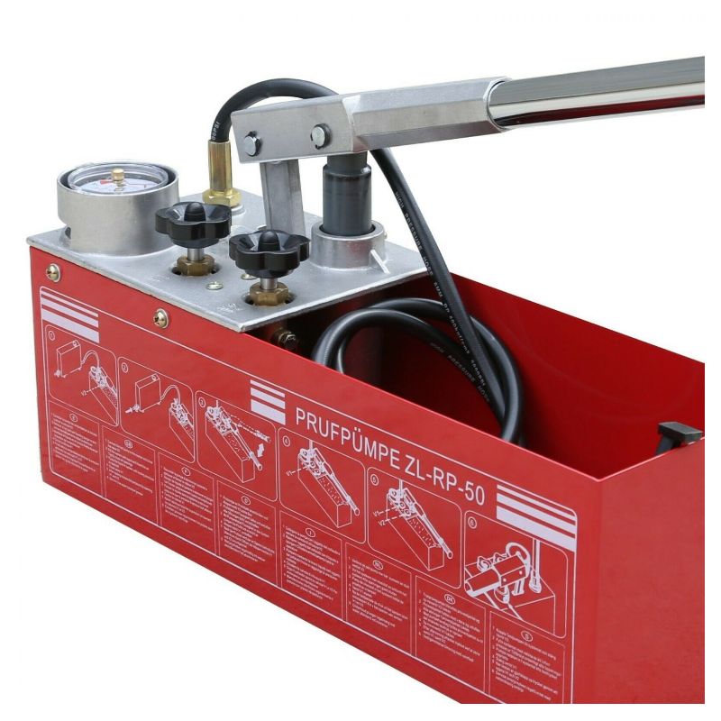 Manual Pressure Test Pump Unit – 50 Bar Capacity for Plumbing & Heating Leak Testing