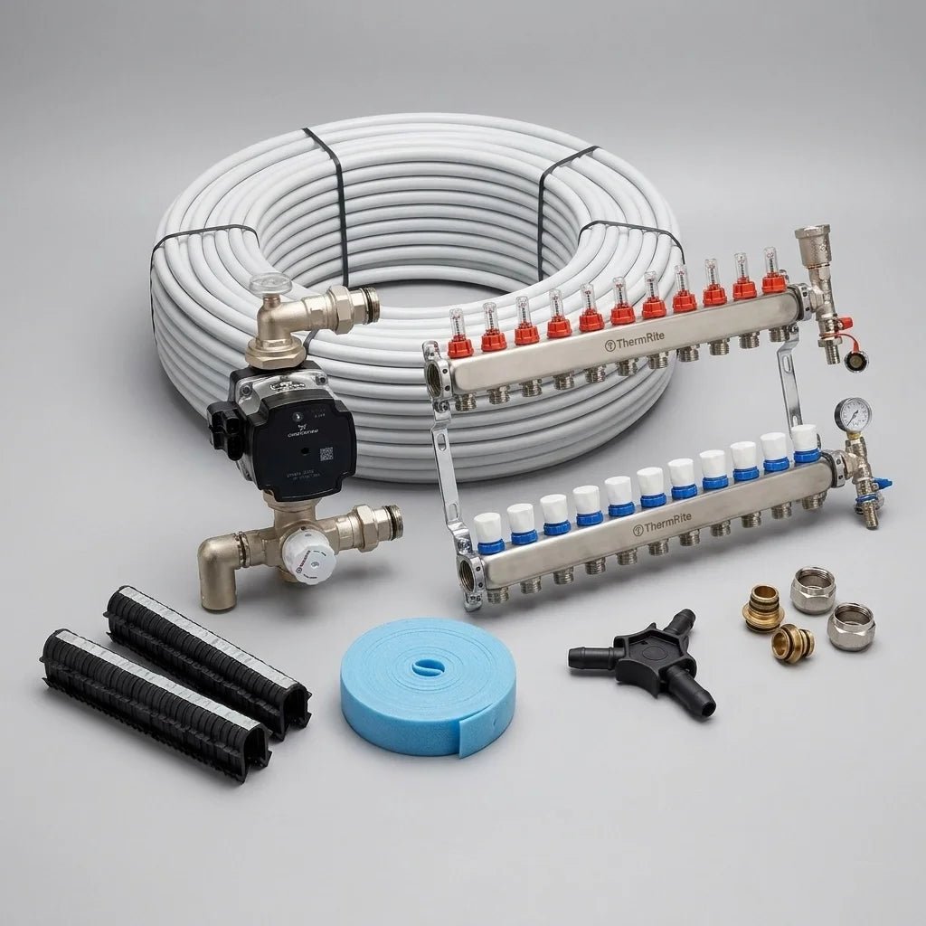 20m² In-Screed Heating Pack @ 200mm Pipe Spacings