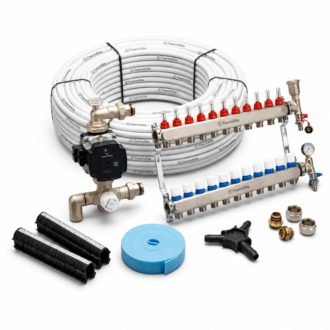 40m² In-Screed Heating Pack @ 200mm Pipe Spacings